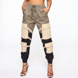 Cargo Joggers Olive/Combo